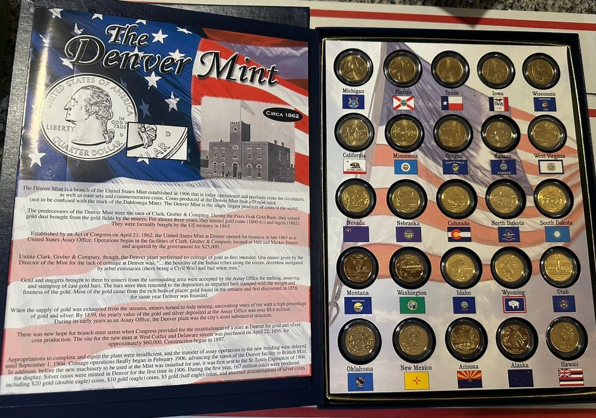 Circulated 50 State Set US State Quarters (1999-2008) for sale | eBay