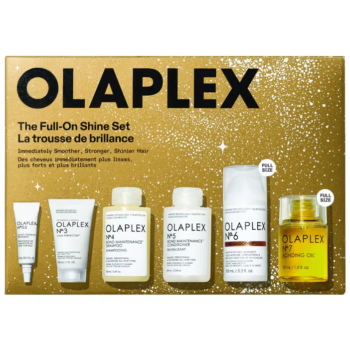 Olaplex Full-On Shine Set 6 Piece Hair Bond Repair Gift Set Full Size New BNIB - Image 5