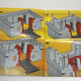 Lego Set 6073 Knight's Castle Missing Pieces W/ Instructions