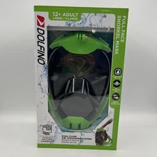 Dolfino Adult 12+ Full-Face Tinted Snorkel Mask, Large/X-Large - A121248