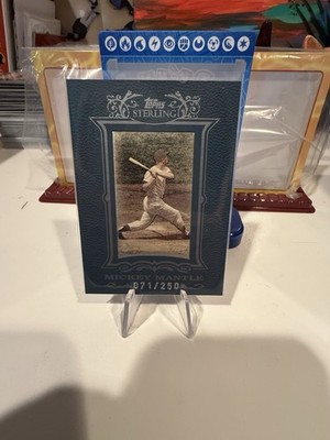 Mickey Mantle - #8 (MM8) - Emerald Frame SSP /250 - 2007 Topps Sterling - NM