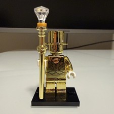 Lego Mr. Gold Series 10 Minifigure Custom Col...