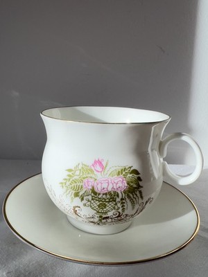 Lomonosov Porzellan Tee-/Kaffee-Gedeck, 2-teilig, Handdekoriert, Gold, LFZ, Rar