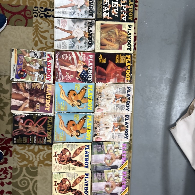 Vintage Playboy  Complete Set Of 1976 With Duplicates