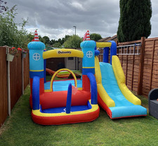 Inflatable Bouncy Castle Kids Outdoor Garden Trampoline Water Pool Climbing Wall