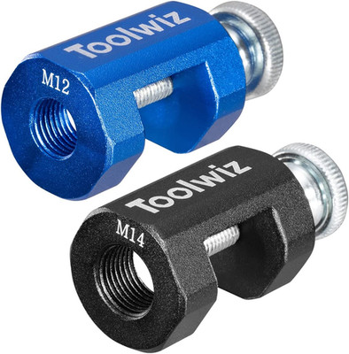 Toolwiz Spark Plug Gap Tool 2Pcs, Blue and Black | for 12Mm 14Mm Thread Spark Pl