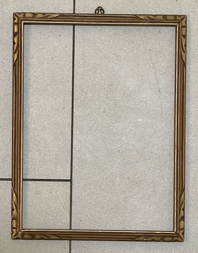 VINTAGE FITs 7”x9” TAOS SCHOOL ARTS & CRAFTS GOLD GILT PORTRAIT PICTURE FRAME - Picture 2 of 9