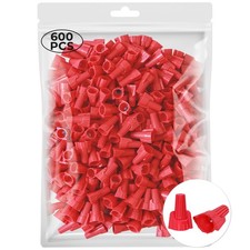 600PCS Red Wire Connectors Nuts, Winged Electrical Wire End Connectors Caps, ...