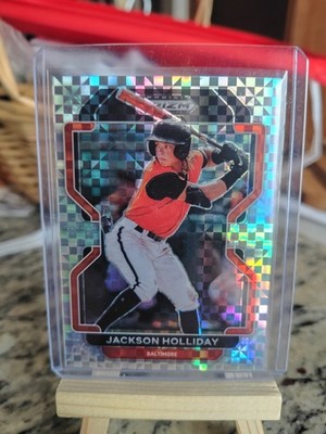 2022 PANINI PRIZM DRAFT PICKS POWER PLAID #PDP1 JACKSON HOLLIDAY 10/35 