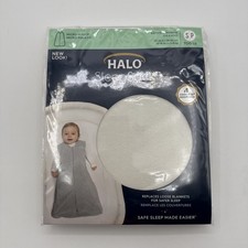 Halo Sleep Sack Wearable Blanket Fleece Birth - 6 Months 23-26in 10-18lb-Cream