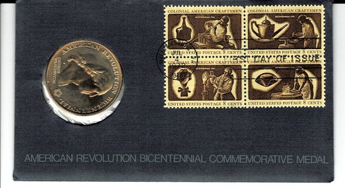Gedenkmünze American Revolution Bicentennial 1972 in Präsentationspackung - Bild 2 von 5