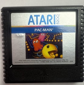 Lot of (6) Atari 5200 Games with Original Switch Box and a T V RF Adapter.