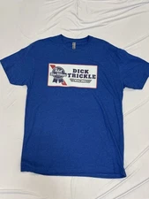 Dick Trickle Racing T-Shirt – Next Level Premium Cotton/Poly Blend – Blue L