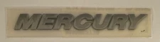 Mercury Marine Raised Letter Decal – OEM Chrome Logo Emblem (8M0092779, 0.69” x