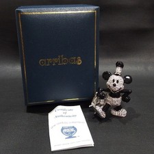 Arribas Brothers Swarovski Disney Steamboat Willie Mickey Figurine