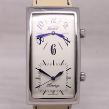 Tissot Heritage Dual Time Zones Quartz 27mm Watch Swiss Z182/282