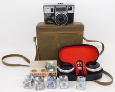 Argus 264 Instant Load Camera w/ Argus Wide View  Telephoto Lenses, Flashcubes,