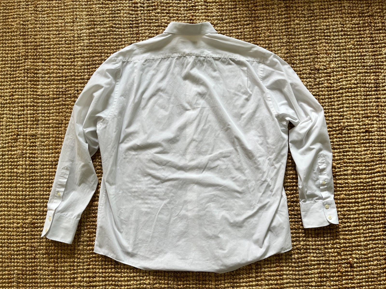 Camicia Yves Saint Laurent Pour Homme taglia 43 (XL) bianca mod dandy