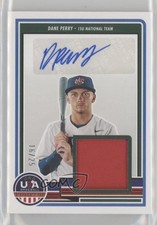 2023 Panini USA Baseball Stars & Stripes Prime 16/25 Dane Perry #SM-DP Auto 14dh
