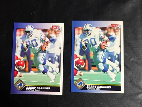 Barry Sanders lot Of 4 - Picture 4 of 5