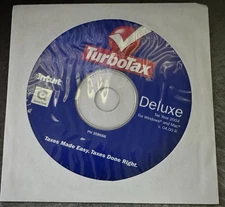 2004 TurboTax Deluxe & State Multi-State  2 CD Discs Only Taxes