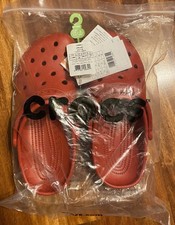 Crocs Classic Clog - Red - Women W9 / Men M7 - Brand New
