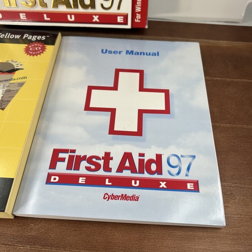 CyberMedia First Aid 97 Deluxe For Windows 95 PC, CD-ROM, Big Box, Vintage - Picture 4 of 11