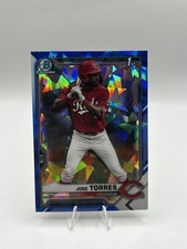 2021 Bowman Draft Sapphire Jose Torres #BDC-125 1st Bowman Cincinnati Reds