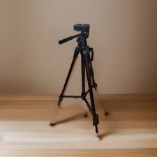 DSLR Camera Tripod Heavy Duty Sunpak 5858DLX 58'' Aluminum 3-Way Pan Tilt Head