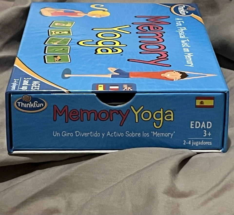 MEMORY YOGA Used 100% Complete Yoga Memory Game Upside Down Games Thinkfun 2015 - Image 4 of 4
