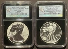 2013-W $1 SILVER AMERICAN EAGLE WEST POINT SET NGC PF70 SP70 ER : 07430L