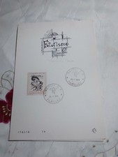 Postal History Marinetti Cancellation 1976 Numbered Graphic Signed M.Sagapo.