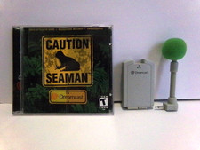 Seaman Sega Dreamcast, 2000 with Game, Case, Instructions, and Microphone Tested