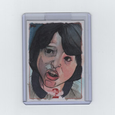 STRANGER THINGS SEASON 2 MIKE WHEELER SKETCH CARD BY ARTIST BRAD HUDSON   1/1!