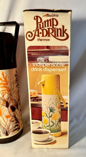 NOB Aladdins Pump A Drink P150 Thermos Vacuum Autumn Wheat Dispenser Container - 第 4/15 張圖片