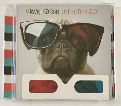 Hawk Nelson LIVE LIFE LOUD Cd 2009 BEC with 3-D Glasses