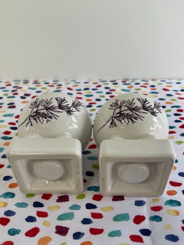 Fiestaware Sugar Plum Fairy Bulb Candle Holders Fiesta Purple Retired Set of 2 - Picture 8 of 8