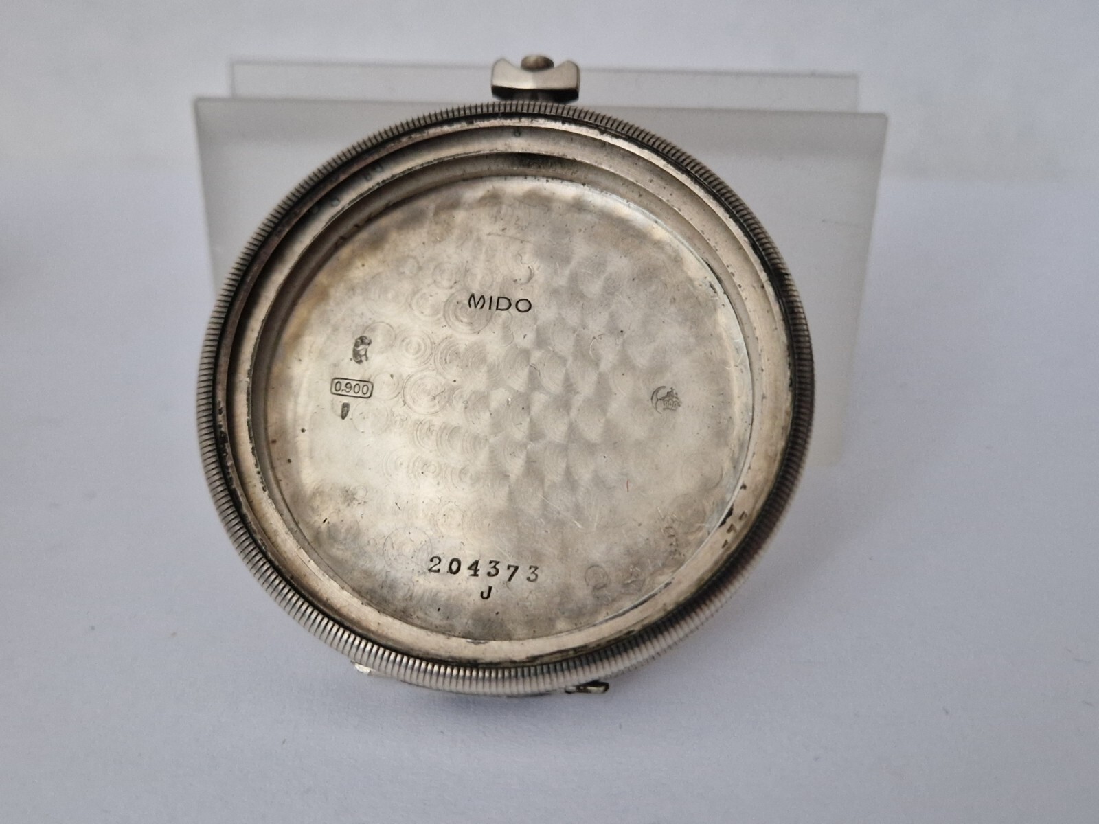 Mido Solid Silver  Pocket Watch Case-Open Face-Tw… - image 1