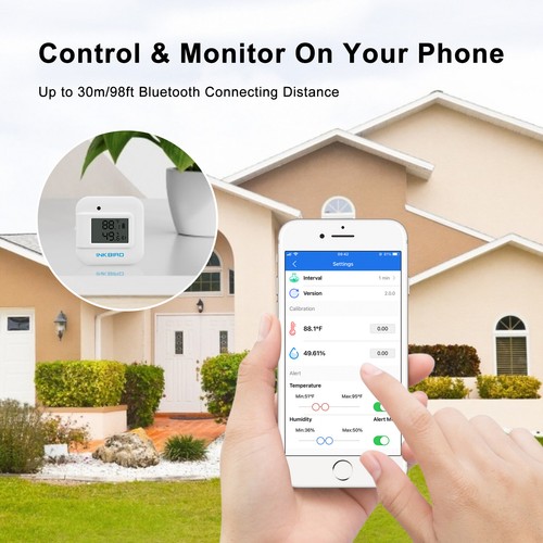 Bluetooth Thermometer Data Logger IBS-TH2 Plus with Temperature Humidity Probe - Picture 6 of 12
