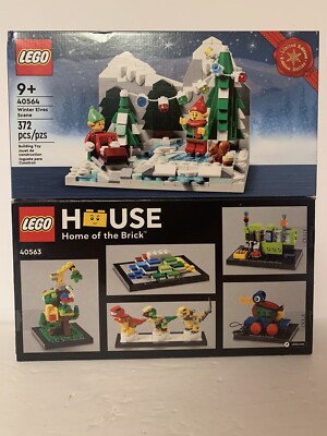 Lego 40564 Winter Elves + 40563 Lego House Both Nice Boxes