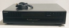 Sony CDP-CE215 5-Disc Carousel CD Changer Player With Audio Cables No Remote