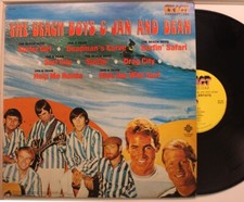 The Beach Boys & Jan And Dean Lp Self-Titled (1981) On Exact Productions - Vg++