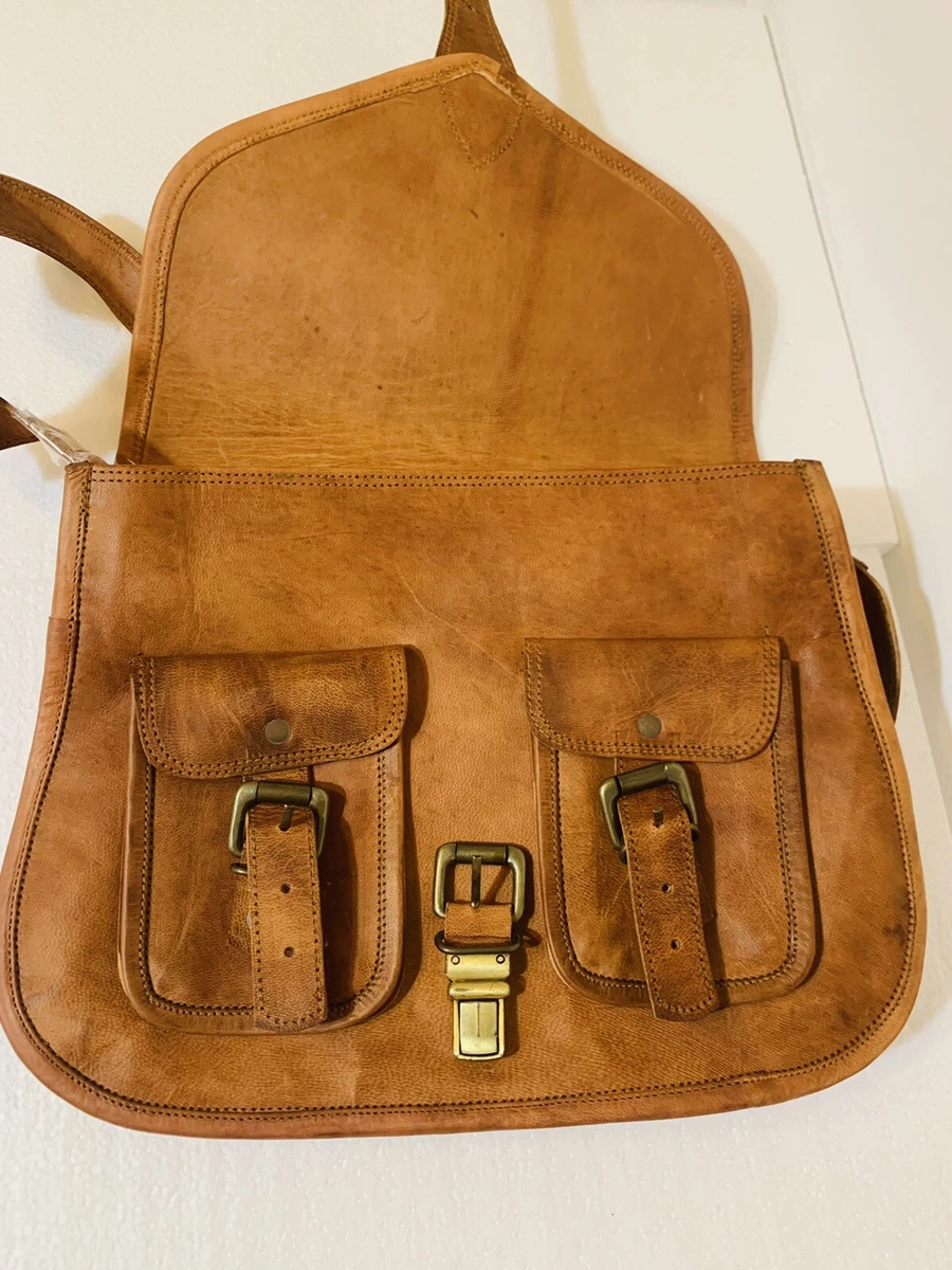 Komal's passion sales leather satchel