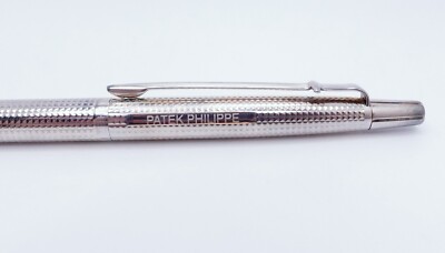 Patek Philppe Caran D'ache Silver Plated Diamond Guilloche