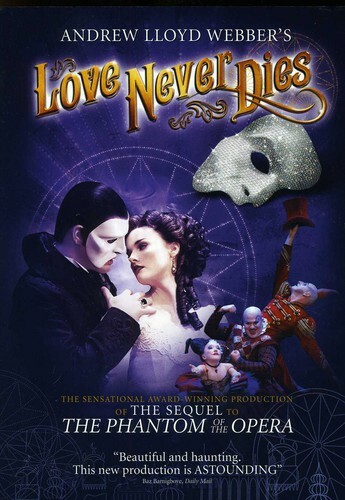 AMDREW LLOYD WEBBER'S~LOVE NEVER DIES~2012 MINT DVD~ANNA O'BYRNE BEN LEWIS - Picture 1 of 1