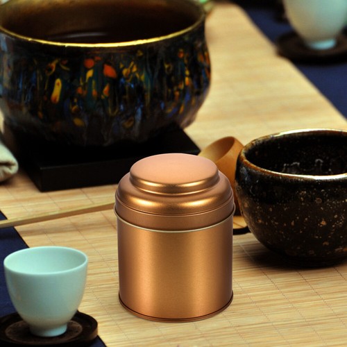 Tea Tin Can Canister for Bags Loose Leaf Storage Container Canisters Airtight