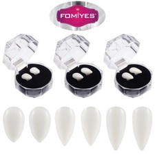 3 Pairs Child Halloween Fake Teeth Vampire Fangs Realistic Different Size