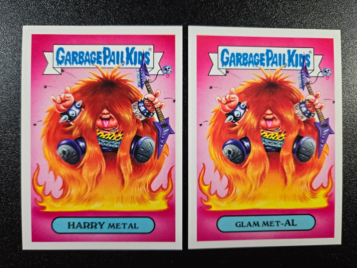 Hair Metal Glam Rock Heavy Metal 1980s Spoof 2 Card Set Garbage