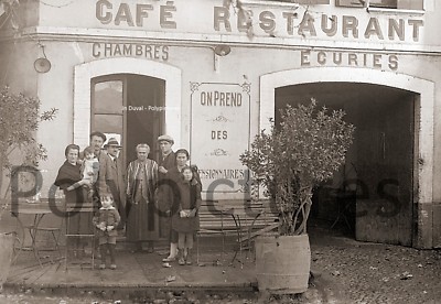 Vintage Business Photo Bar Bistrot Cafe Restaurant Hotel Reproduction 1920