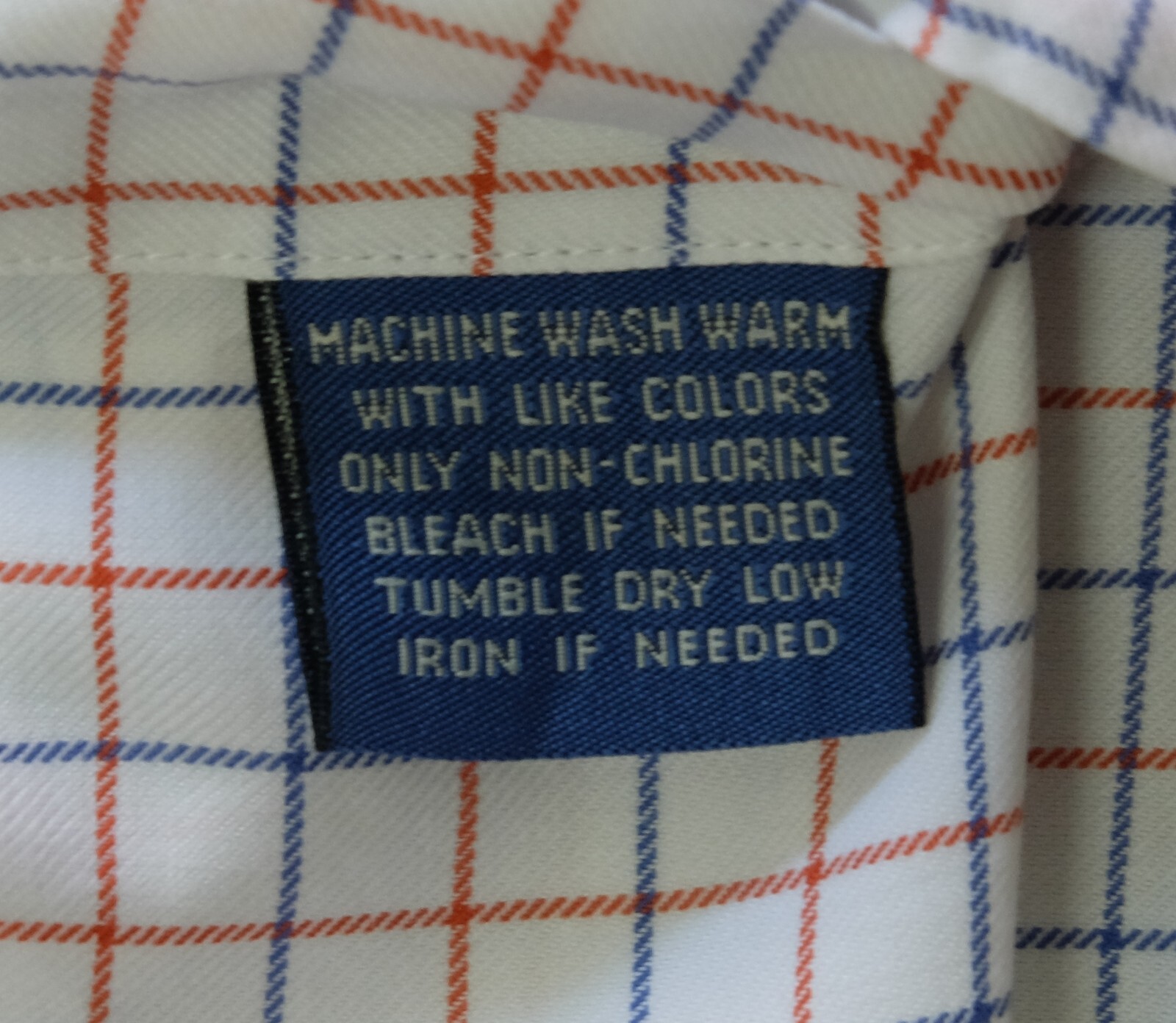 Faconnable Button Down White Blue Orange Check Co… - image 9